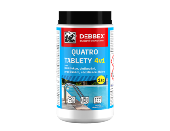 Cranit Quatro tablety - dezinfekce, proti řasám, vločkování, stabilizace