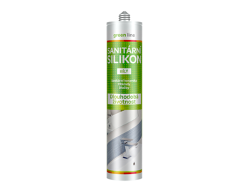 Sanitární silikon Green Line 280 ml bílá