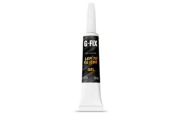 G-FIX LEPÍ TO DRŽÍ TO gel - 20 g, kyanoakrylátové lepidlo 