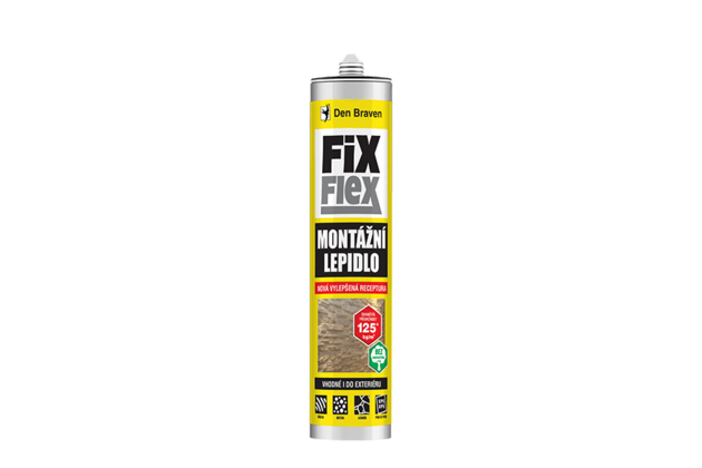 Montážní lepidlo FIX FLEX 310 ml kartuše šedá