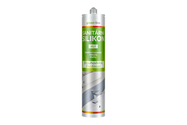 Sanitární silikon Green Line 280 ml bílá