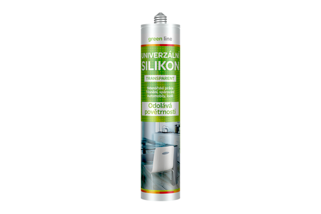 Univerzální silikon Green Line 280 ml transparentní